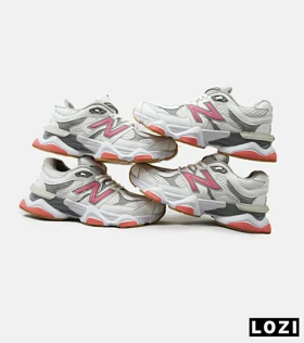 کفش کتانی مردانه و زنانه سفید سرخابی NEW BALANCE 9060 مدل 4959