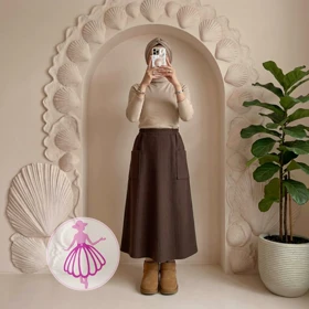 دامن فوتر دیپلمات بلند در رنگبندی متنوع(کد1423)