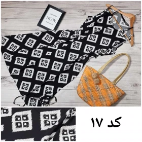 پیراهن ساحلی دوبند مروارید کد 20115 (کد 17)