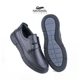 کفش مردانه چرم طبی اداری و روزانه کد 7062025
