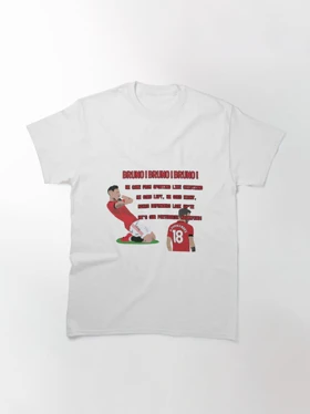 تیشرت ورزشی منچستریونایتد | تیشرت Manchester United F.C طرح Bruno Fernandes Song Chant کد 146752