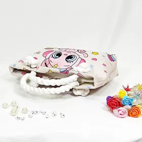 ساک پارچه ای دخترانه مدل کتی