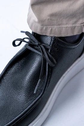 کفش کادیلاک چرم طبیعی بندی مردانه