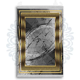 فرشینه از جنس پارچه هازان مخمل ترک طرح کلاسیک برند دفه کد DK 4