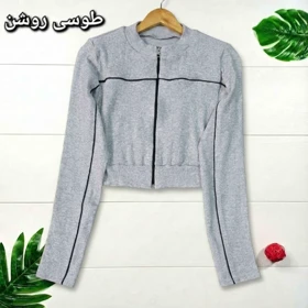بلوز فانریپ کشی ( مناسب زیر پافر کاپشن ) (طوسی روشن)