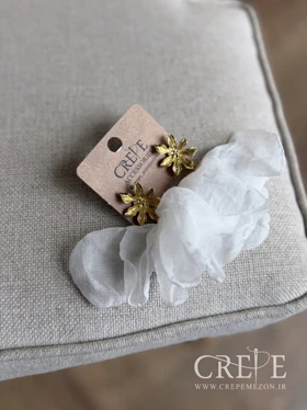 گوشواره پارچه ای گل