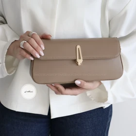 کیف زنانه مجلسی مدل منار (نسکافه ای)