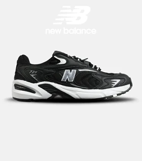 کفش کتانی مردانه و زنانه مشکی سفید NEW BALANCE 725 مدل 7268