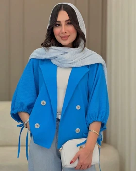 مانتو کتی پارچه پفکی