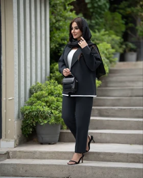 مانتو شلوار زنانه مدل روژناک کد 1602