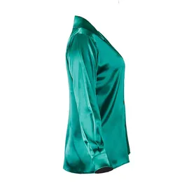 شومیز رگولار سبز کلاسیک