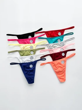 شورت بکلس بندی نخ پنبه رنگی ساده فیتن Fitan