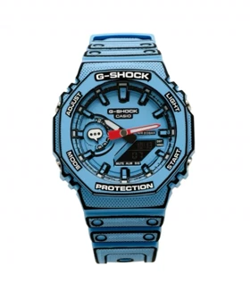 ساعت جی شاک 2100 آبی کارتنی