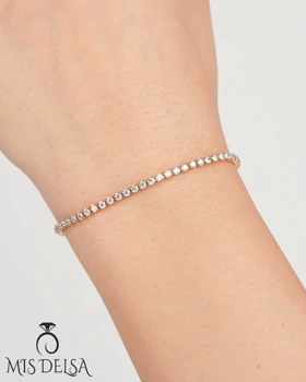 دستبند 60 نگین ظریف ژوپینگ