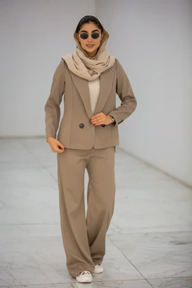 کت زنانه بلدینگ بغل چاک