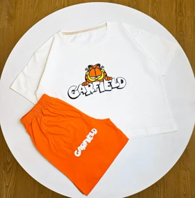 ست کراپ شورتک گارفیلد کد 831
