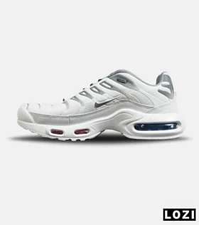 کفش کتانی مردانه و زنانه سفید طوسی NIKE AirMax Plus TN Ultra مدل 7709