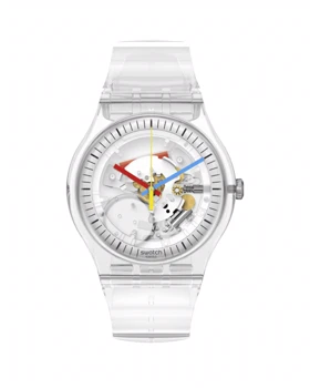 ساعت مچی سواچ SWATCH CLEARLY NEW GENT SO29K100-S06