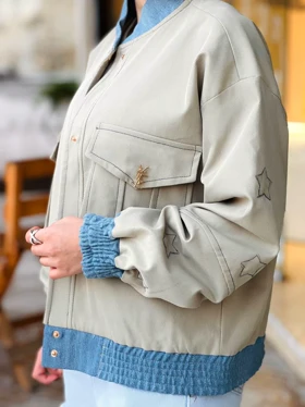 بامبر جکت کتان اسپشیال