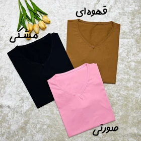 تیشرت بیسیک یقه هفت کد 821