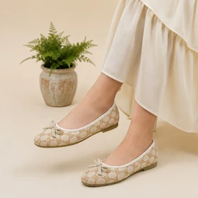 کفش ونس کالج پاپیونی GUCCI کرمی