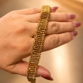 دستبند ژوپینگ طرح طلاکدdxu1069 گالری زیورآلات آوآرین