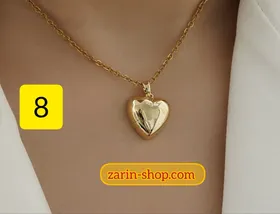 گردنبند زنانه استیل طرح طلا