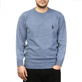 پلیور بافت یقه گرد مردانه مدل 6598520