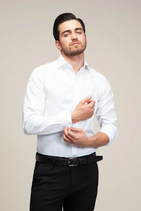 پیراهن مردانه آستین بلند ساده ست من