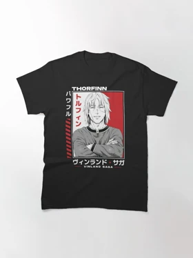 تیشرت حماسه وینلند تیشرت Vinland Saga طرح Thorfinn Smile