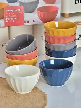 کاسه رنگی ده عددی سرامیکی دنی هوم / BA65