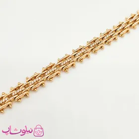 دستبند دخترانه ژوپینگ نگین‌دار کد 3991