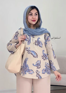 شومیز لینن بته جقه