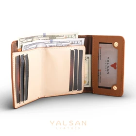 کیف پول زنانه چرم یلسان مدل الا کد 148-HRM