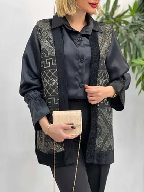 ژیله مخمل طرح سنتی
