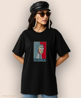 تیشرت لش مردانه و زنانه طرح ریک اند مورتی کد 893