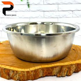 لگن استیل سایز 40 گرد