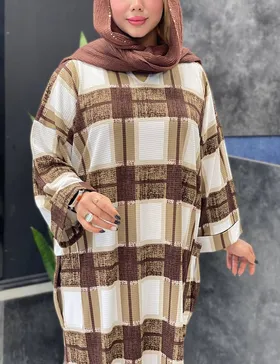 پیراهن طرحدار مهر کد : S286