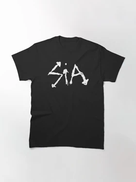 تیشرت خواننده sia | تیشرت سیا طرح Official Merchandise of sia furler کد 158402