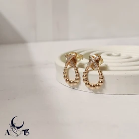 گوشواره ژوپینگ نگین‌دار