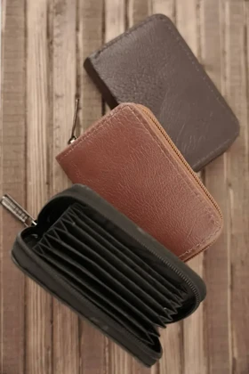 جاکارتی آکاردئونی دوزیپ اسپرت (قهوه ای سوخته)