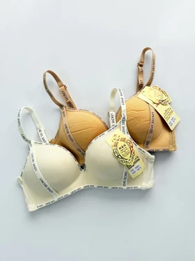 سوتین تک اسفنجی نوار دوزی بند نوشته Love secret