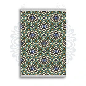 *جدید* فرشینه از جنس پارچه شانل مخمل ترک طرح فانتزی برند دفه کد 2011