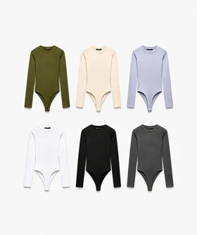 بادی نخی آستین بلند zara240