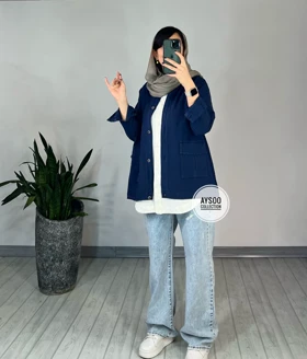 کت لینن مهتاب