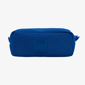 کیف لوازم شخصی و جانبی مدل KL-1005 برند KULE با جنس پارچه مشبک (آبی کاربنی)