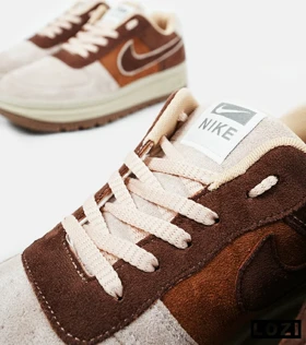 کفش کتانی مردانه و زنانه قهوه ای NIKE AIR FORCE