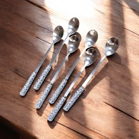 ست 6 عددی‌قاشق چای خوری دنی هوم طرح دار / MJ160