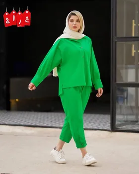 ست مانتو شلوار کد 1519