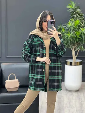 شکت کلاه دار دکمه چوبی
